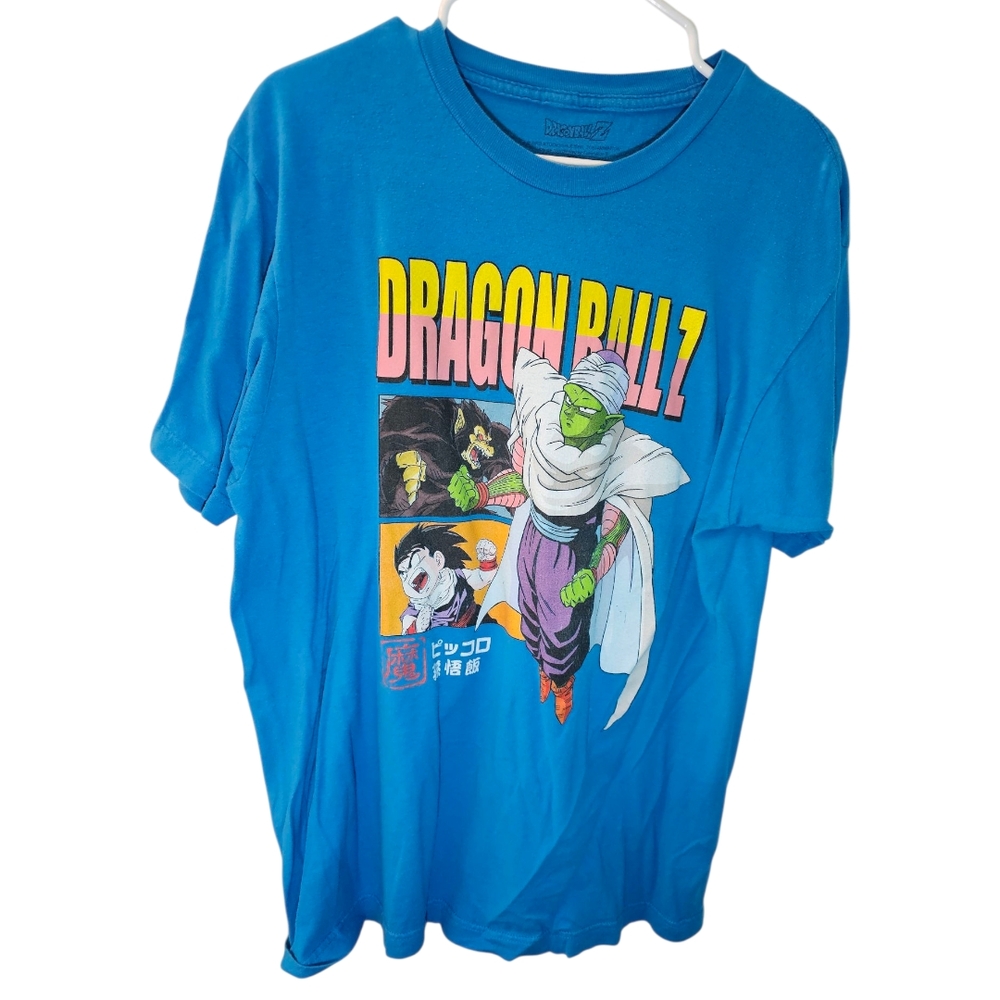 Dragon Ball Z Blue Graphic T-Shirt Adult Dize Large